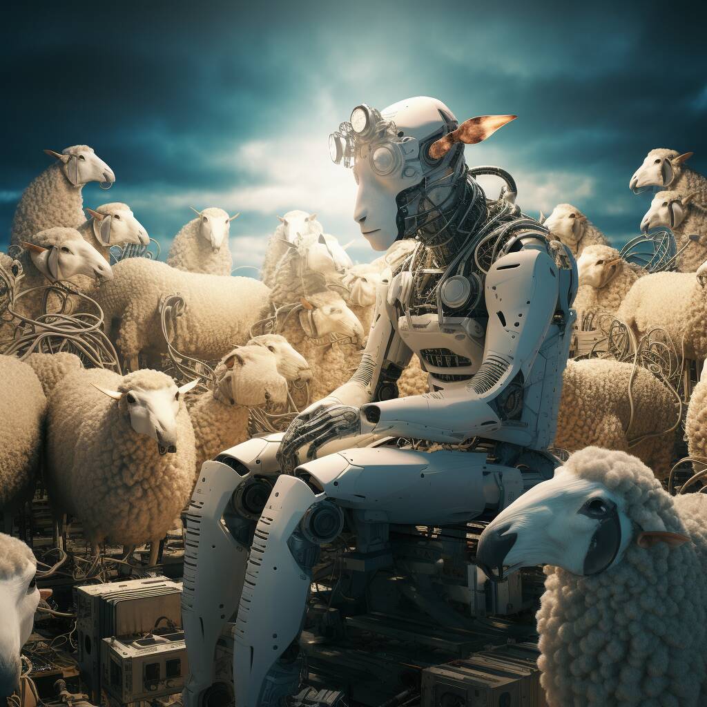 Cybernetic snooze. Do sheep-bots daydream of i-sheep?